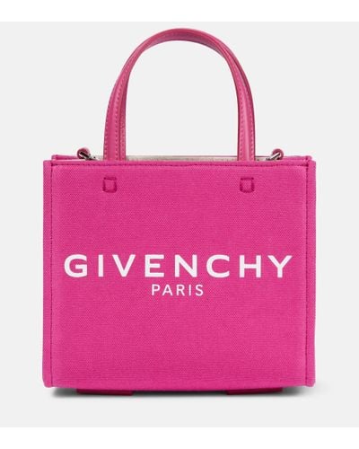 Givenchy Tote G Mini de lona - Rosa