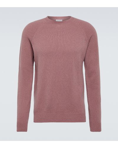 Sunspel Pullover aus Wolle - Pink