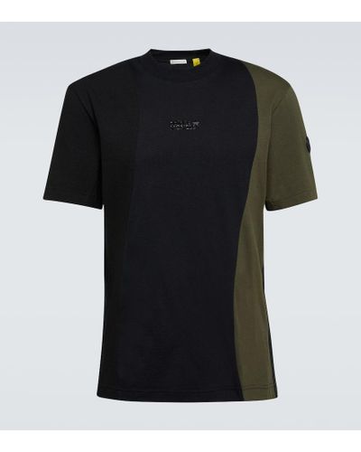 Moncler Genius X Adidas camiseta de jersey de algodon - Negro