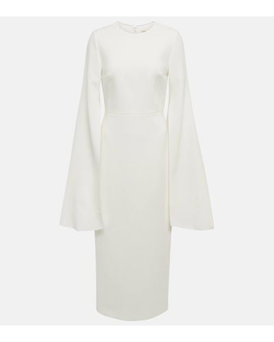 ROKSANDA Robe de mariee midi Zimara - Blanc