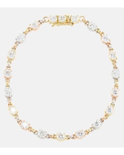 Spinelli Kilcollin Pulsera Aysa de oro amarillo, rosa y blanco de 18 ct con diamantes - Metálico