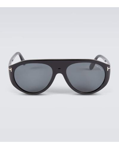 Tom Ford Rex Aviator Sunglasses - Gray