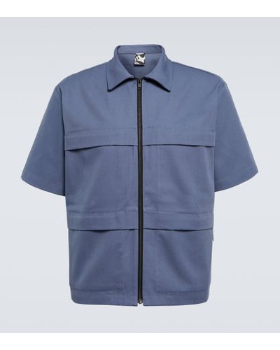 GR10K Cotton-blend Shirt - Blue