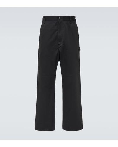 Junya Watanabe X Carhartt – Pantalon droit en coton - Noir