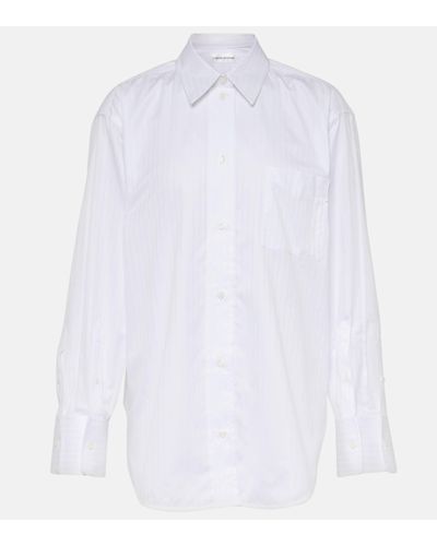 Victoria Beckham Cotton Poplin Shirt - White