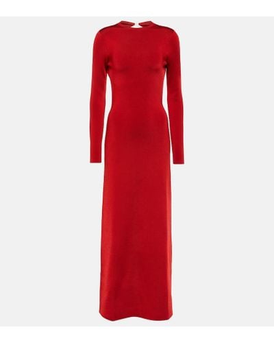 Galvan London Robe mit langem Arm - Rot