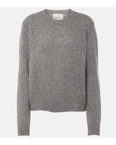 Lisa Yang Mira Cashmere And Silk Sweater - Gray