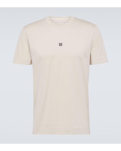 Givenchy Cotton Jersey T-shirt - Natural