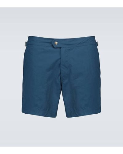 Tom Ford Nylon Swim Shorts - Blue