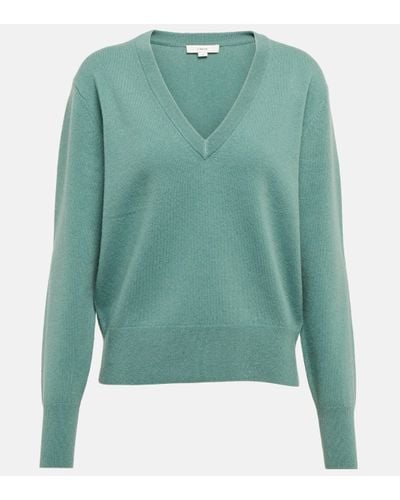 Vince Weekday Wool And Cashmere Jumper - Green