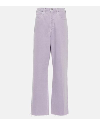 FRAME Le High 'n' Tight Wide-leg Jeans - Purple
