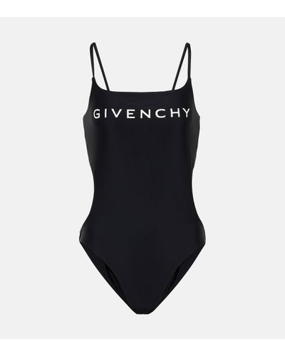 Givenchy Logo Cutout Swimsuit - Black