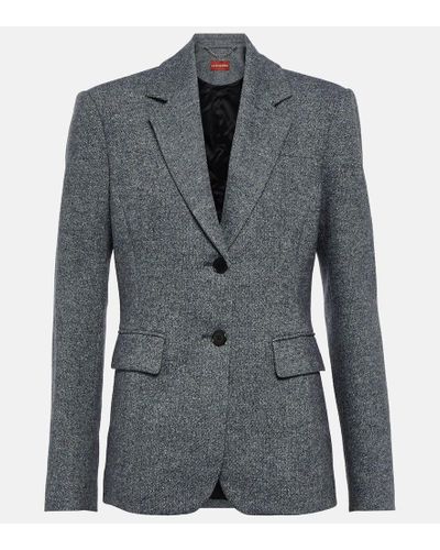 Altuzarra Blazer Fenice aus einem Wollgemisch - Blau