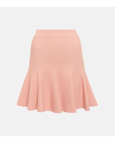 Stella McCartney Fluted Miniskirt - Pink
