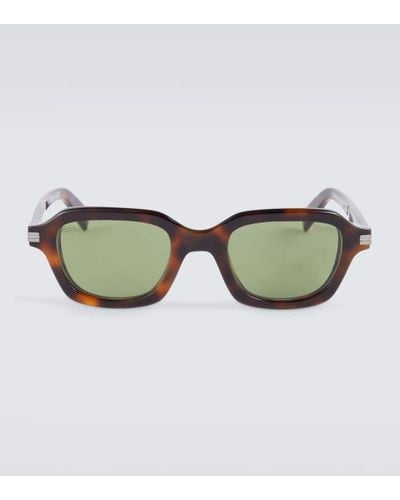 Zegna Rectangular Sunglasses - Brown