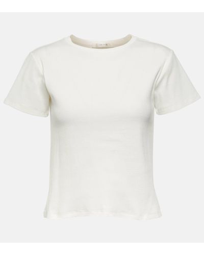 The Row T-shirt Fedras en coton melange - Blanc