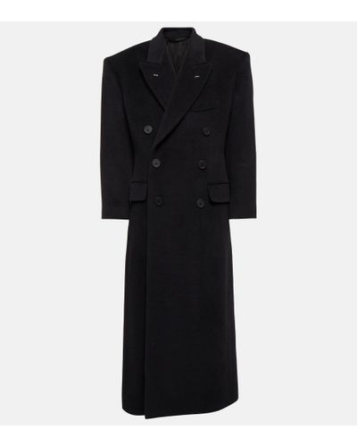 BALENCIAGA trench coat for women  Black  Balenciaga trench coat  725342TNP09 online on GIGLIOCOM