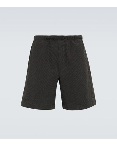 GR10K Shorts Utility Cut de tejido tecnico - Negro