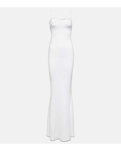 Jacquemus La Robe Aro Gown - White