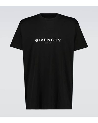 Givenchy T-Shirt aus Baumwoll-Jersey - Schwarz