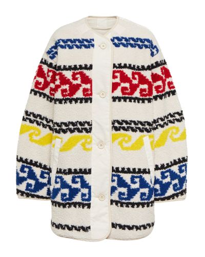 Isabel Marant Himemma Reversible Fleece Coat - Multicolor