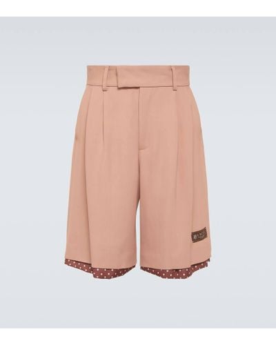 Amiri High-Rise Shorts - Pink