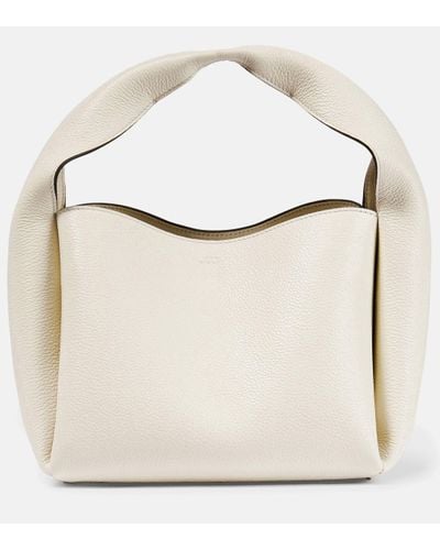 Totême Sac seau en cuir - Blanc