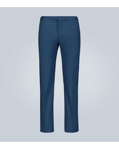 Incotex Slim-Fit-Hose aus Stretch-Baumwolle - Blau