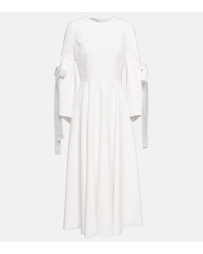 ROKSANDA Robe de mariee longue Calmina en crepe - Blanc