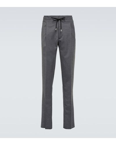 Lardini Wool-blend Pants - Gray