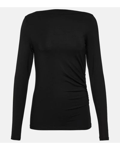Vince Top in jersey - Nero