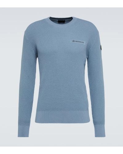 Moncler Pullover aus Baumwolle - Blau