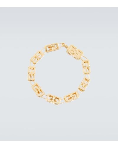 Givenchy G Cube Gold Tone Bracelet - Metallic