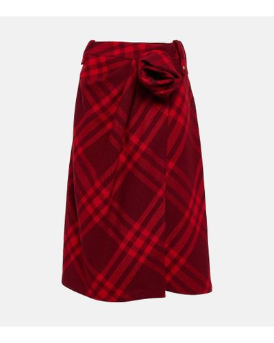 Burberry Mid-length skirts for Women | Online Sale up to 89% off | Lyst