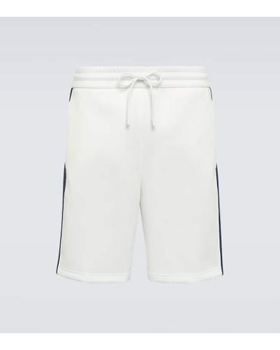 Gucci Shorts Web Stripe in tessuto tecnico - Bianco