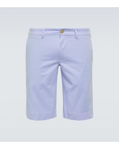 Canali Shorts de algodon - Azul