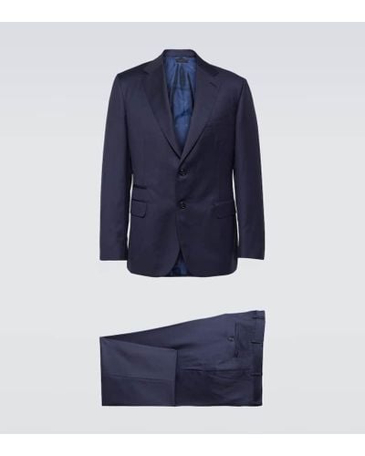 Brioni Anzug aus Wolle - Blau