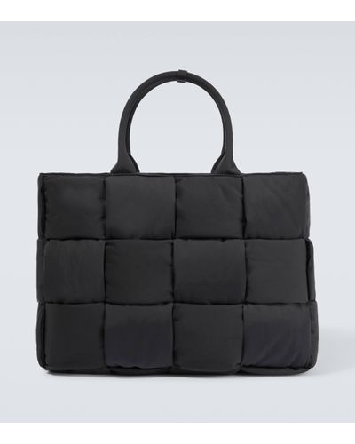 Bottega Veneta Arco Large Padded Tote Bag - Black
