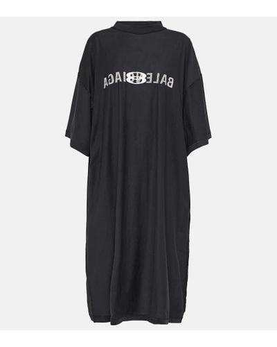Balenciaga Cotton Dress - Black