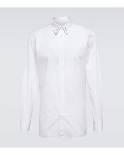 Givenchy Camisa en popelin de algodon - Blanco