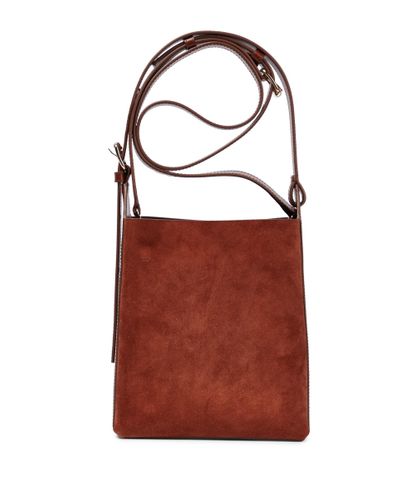 A.P.C. Virginie Leather And Suede Tote Bag - Brown