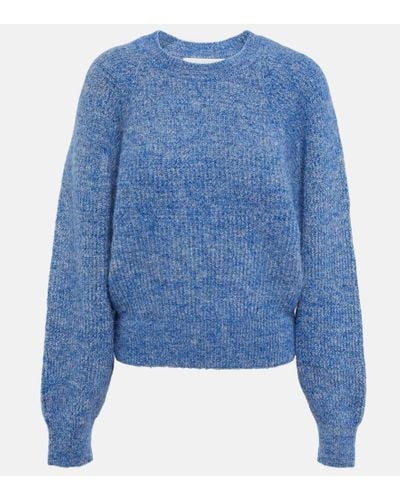 Isabel Marant Amelia Alpaca Wool-blend Sweater - Blue