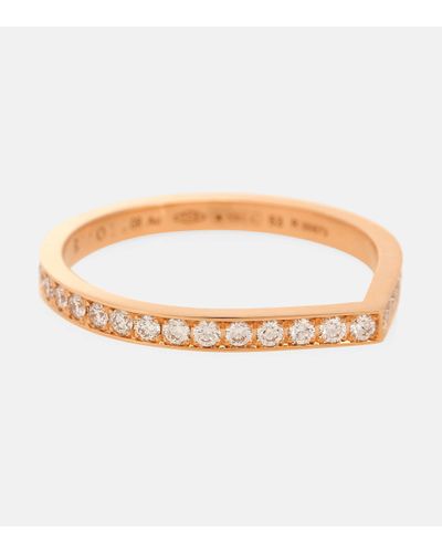 Repossi Antifer 18kt Rose-gold And Diamond Ring - Metallic