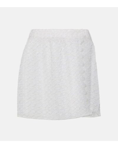 Missoni Crochet-knit Miniskirt - White