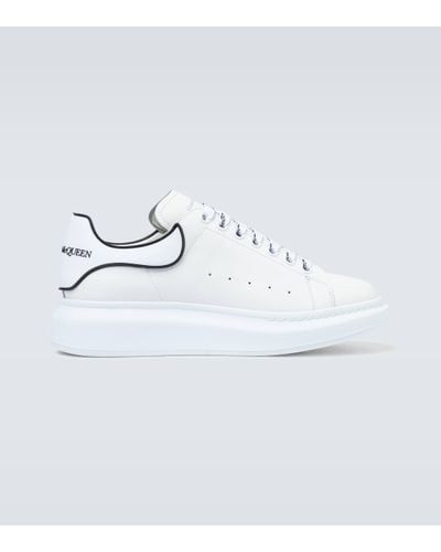 Alexander McQueen Oversize Trainers With Silicone Spoiler - White