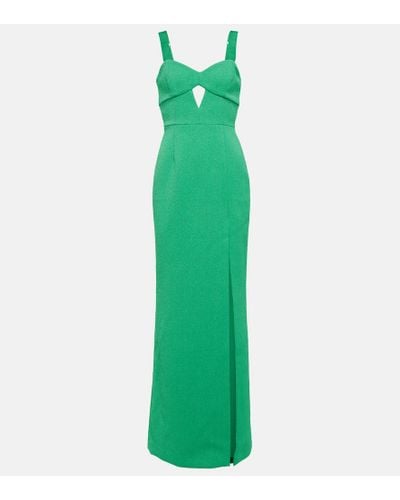 Rebecca Vallance Vestido largo con aberturas - Verde