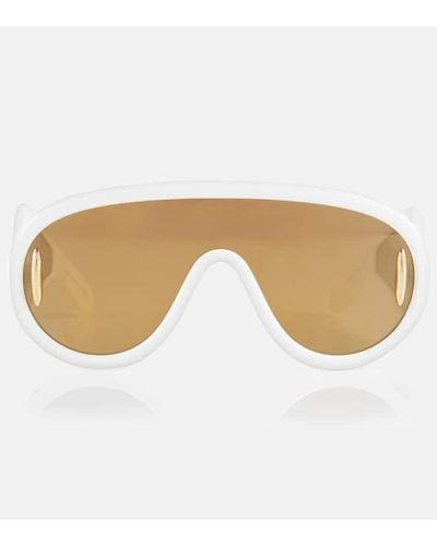 Loewe Wave Mask Sunglasses - Natural