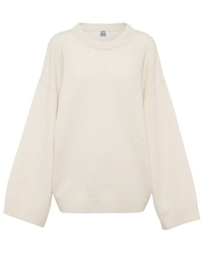 Totême Pullover in lana e cashmere - Bianco