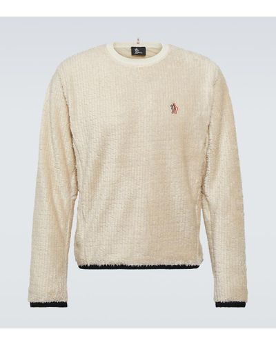 3 MONCLER GRENOBLE Crewneck Sweater - Natural