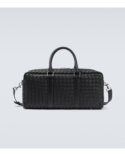 Bottega Veneta Sac en cuir Intrecciato - Noir